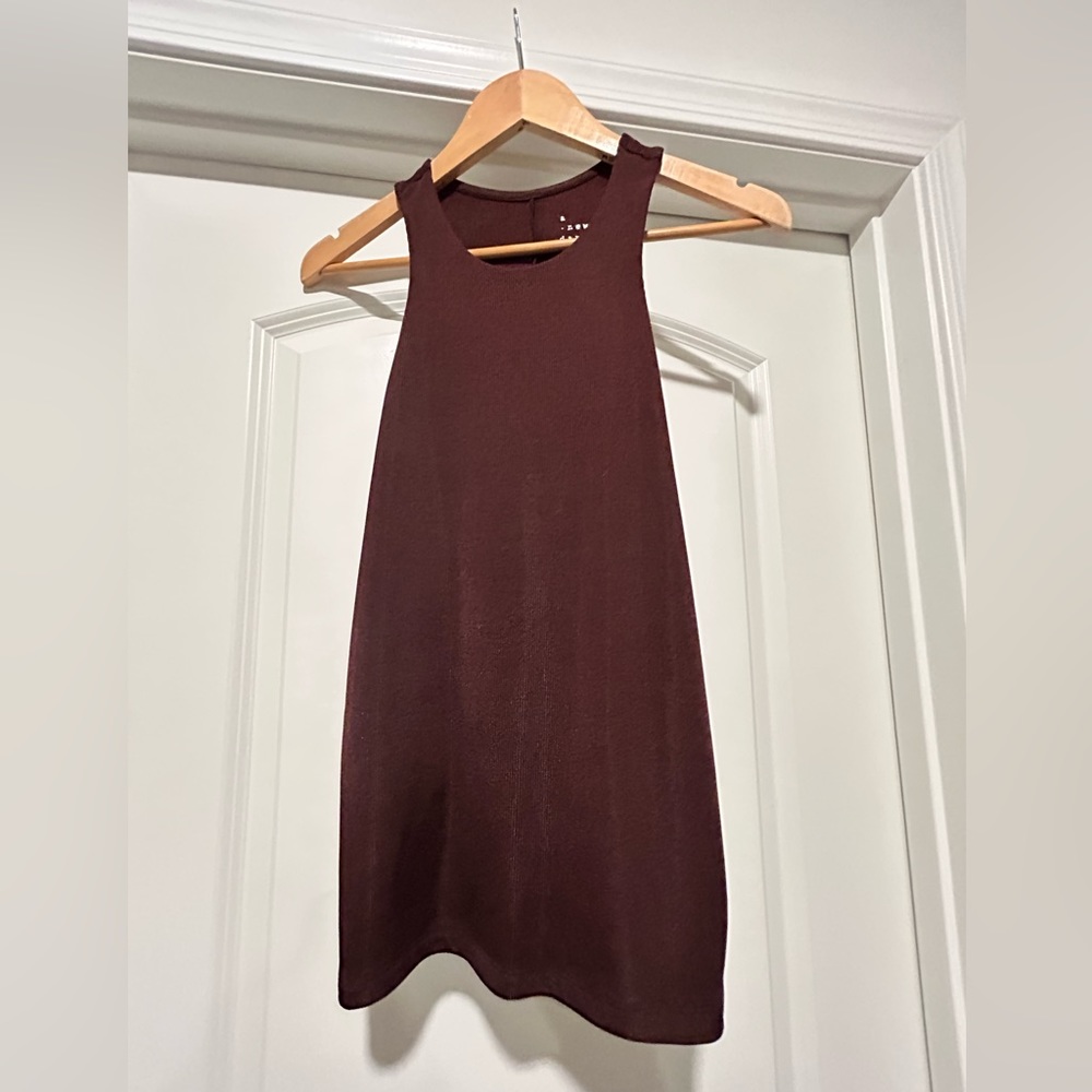 TARGET a new day brown Ribbed Tank Top - Large